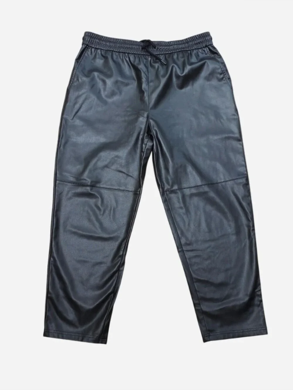 Zara black faux